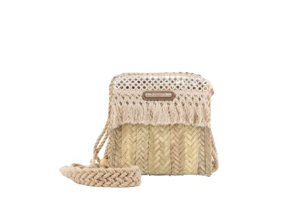 Bolso de palma con bandolera NICOLE              